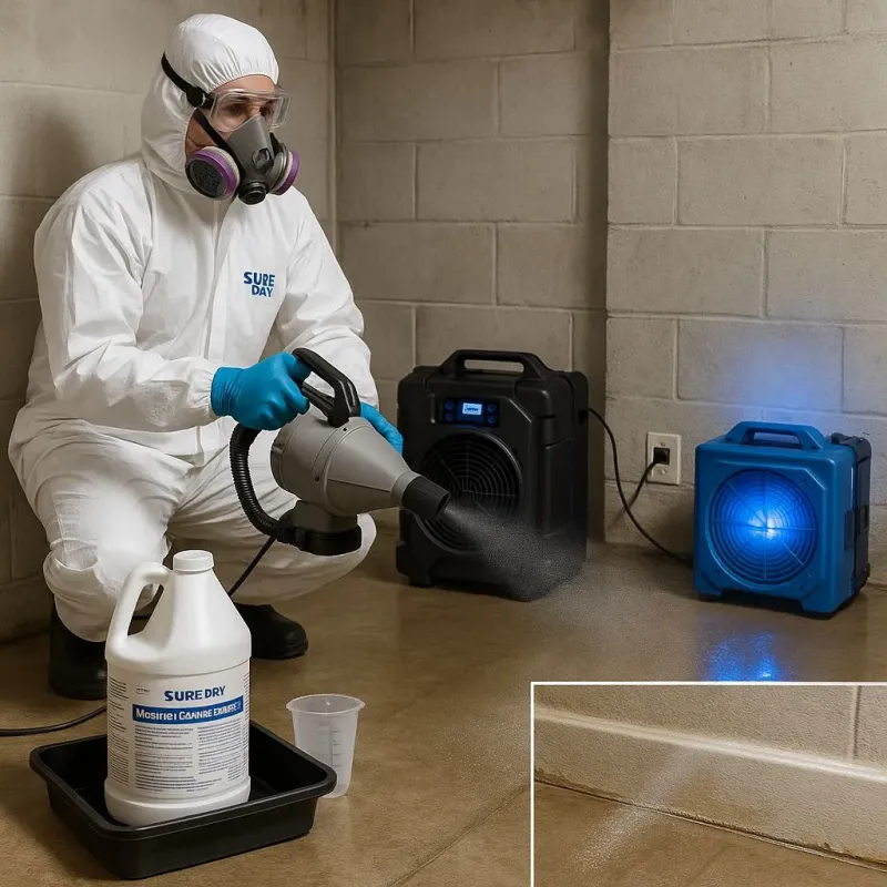 Sanitization and Odor Removal process in Uvalde, TX